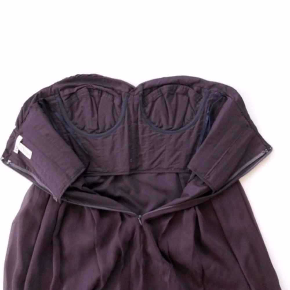 J. Crew Taryn Plum Silk Purple Dress - Picture 6 of 8